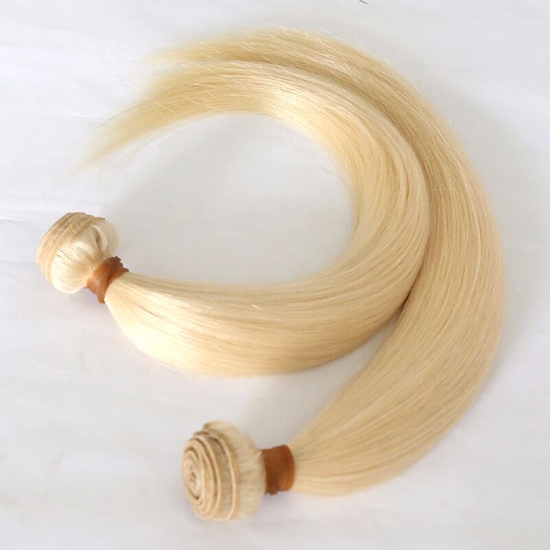 Luxurious Blonde Straight Hair