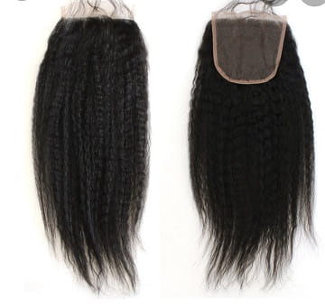 Kinky Straight Closure